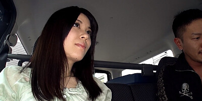 Shy Japanese Teen Madoka Araki seduce to Suck Stranger Cock in Car