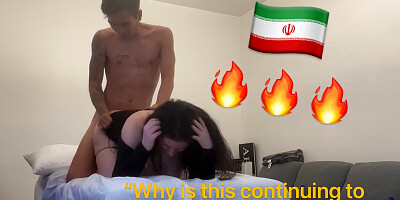 Legit Persian WILF RMT Giving into Asian Monster Cock 7th Appointment